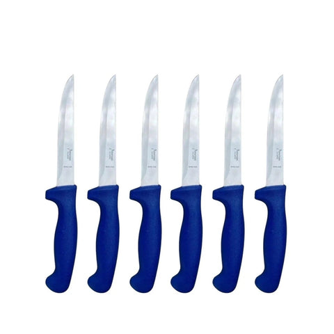 Diekensen Butchers 6'' Straight Boning Knife Slicing Knife Japan Blade Set of 6