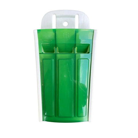 Industrial Duty Meat Worker Butcher Pouch 8″ Triple Knife Store Commercial Green AllYourBlades