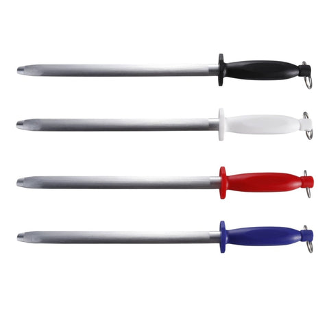 J.West 12"/30cm Professional Butcher's Sharpening Steel - Regular Cut Oval JP11