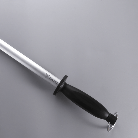 J.West 12"/30cm Professional Butcher’s Sharpening Steel - Super Fine Cut Oval JP11