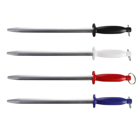 J.West 12"/30cm Professional Butcher’s Sharpening Steel - Super Fine Cut Oval JP11