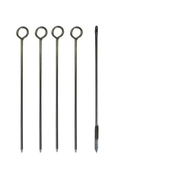 Meat Netting Set-1 Flathead Sewing Needle & 4 Meat Rolling Pin Skewer ...