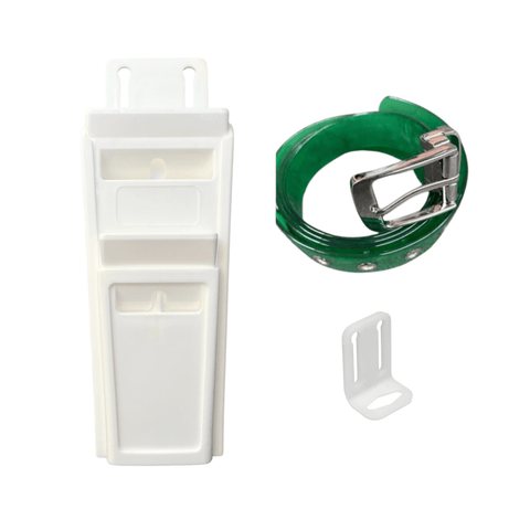 NEW BUTCHER KNIFE POUCH D-BONE QUAD 10" & BELT 140 CM FLEXIBLE CUT-TO-FIT GREEN