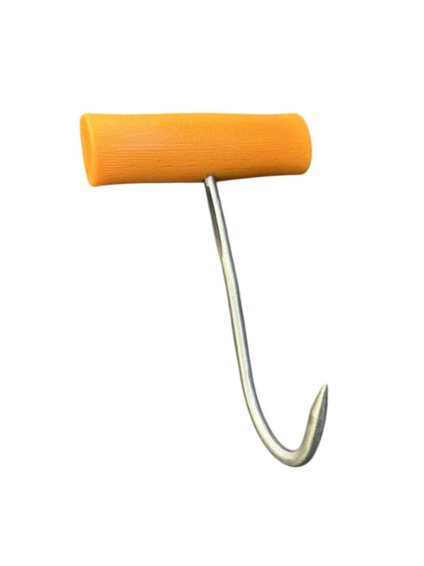 New Butchers Stainless Steel Meat Hook 4.5" Cylindrical Round Handle