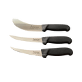a couple of knives sitting next to each other