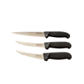 a pair of knives sitting next to each other