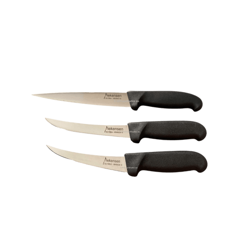 a pair of knives sitting next to each other
