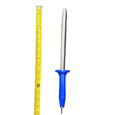 Oval Knife Honing Steel 10 inches Blue Handle OPS-10