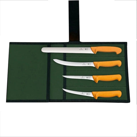 Swibo Victorinox 4PCS Fisherman Knife Set Boning Skinning Slicing