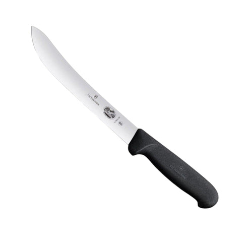 Victorinox 8" Slicing Knife Bullnose Narrow 20cm Black Handle 5.7603.20