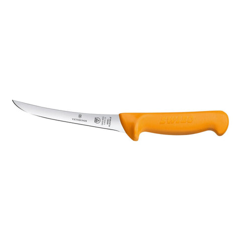 Victorinox Swibo Boning Knife 16cm Curved Narrow Blade Semi Flexible 5.8404.16