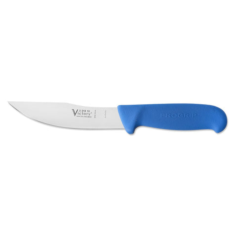 Victory Knives Butchers German Stainless Steel P J Skinning Knife 15cm Blue