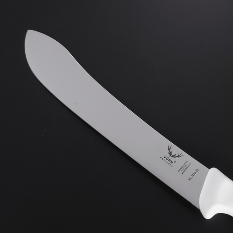 Vorn Antlorex 10" Bullnose Steak Knife Slicing Knife Wide Tip Stiff Blade – 25cm German Steel