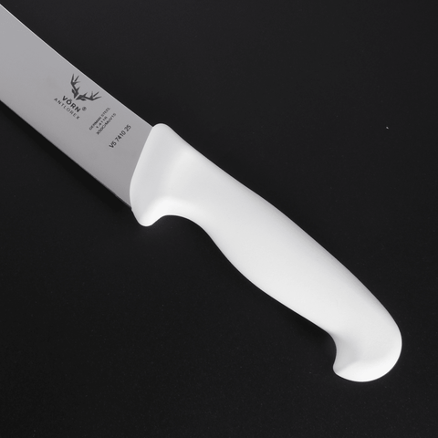 Vorn Antlorex 10" Bullnose Steak Knife Slicing Knife Wide Tip Stiff Blade – 25cm German Steel