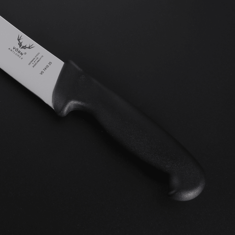 Vorn Antlorex 10" Bullnose Steak Knife Slicing Knife Wide Tip Stiff Blade – 25cm German Steel