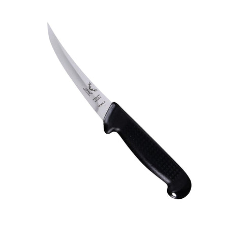 Vorn Antlorex 3PCS 5" Curved Stiff Hollow Ground Boning Knife Set – Professional Butcher Knives 13cm | German Stainless Steel | Black & White