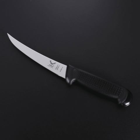 Vorn Antlorex 4PCS Farm Butcher Knife Set with 12" Sharpening Steel & Canvas Wrap