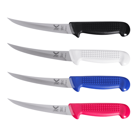 Vorn Antlorex 6" Curved Stiff Hollow Ground Butcher Boning Knife – 15 cm German Steel