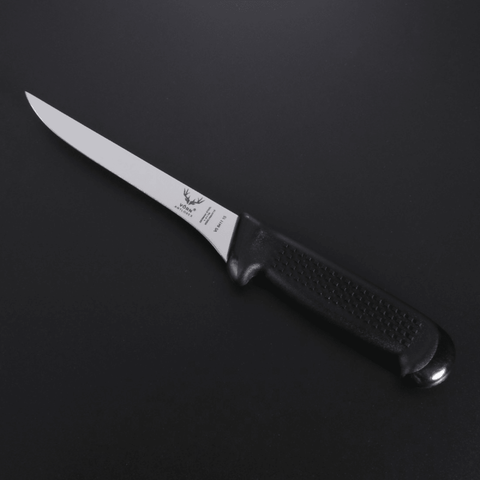 Vorn Antlorex 6PCS Premium German Steel Farm Butcher Knife with 12" Sharpening Steel & Canvas Wrap