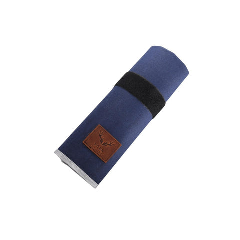 Vorn Antlorex Premium Canvas Knife Roll with Genuine Leather Logo – 4 & 6 Slot Options