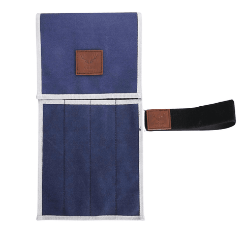 Zoro Forgas 4PCS Commercial Fishing Knife Set with Skinning Flexible Filleting Boning Knives Canvas Wrap